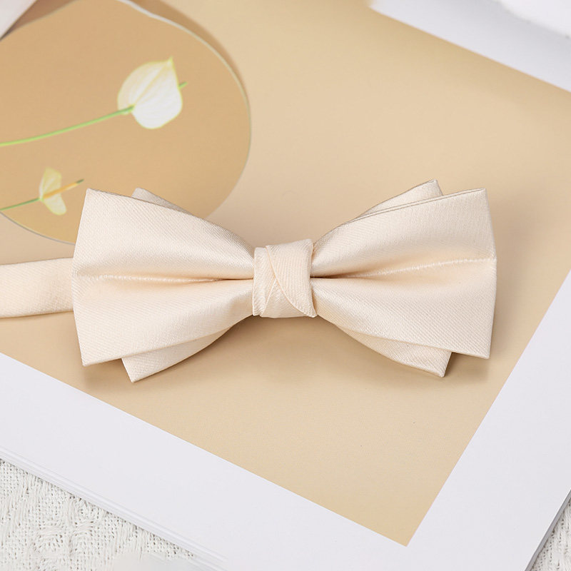 米色时尚领结男士领结伴郎新郎西装衬衫结婚婚礼百搭韩版蝴蝶结女,淘宝优惠券,粉丝福利购,淘宝优惠卷