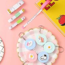 Mini small measuring tape leather ruler for three-walled waist circumference rice ruler cute with a size measuring soft ruler for household clothes size