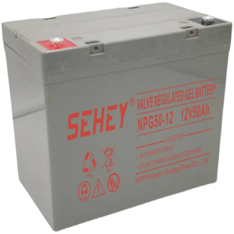 SEHEY西力蓄电池NPG50-12/12V50AH免维护电池UPS直流屏太阳能胶体-图2