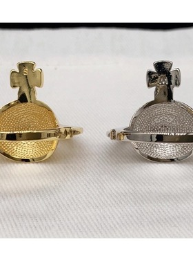 土星半面立体弧形戒指彩钻