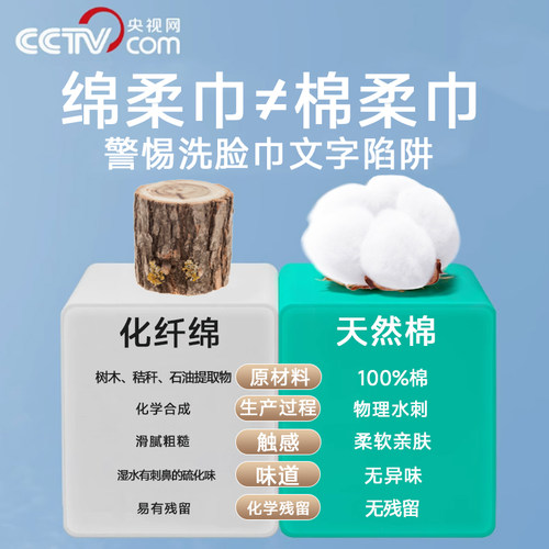 全棉乐家100%棉婴儿棉柔巾纯棉悬挂式洁面巾新生宝宝一次性洗脸巾 - 图2