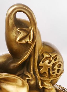 速发 铜礼大象摆件 家居工艺品全全客厅办公室开业铜品摆设