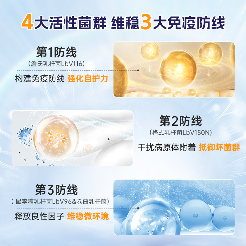 AZO女性益生菌私护花园健康护理口服30粒*3 乳酸杆菌