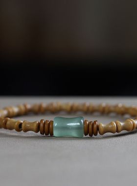 竹节单圈檀香手串男女