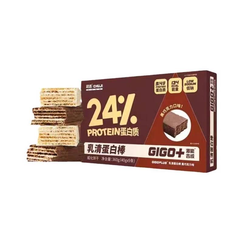 推荐 CHUJI/初吉蛋白棒拍一发二运动健身乳清蛋白棒威化饼干360g - 图3