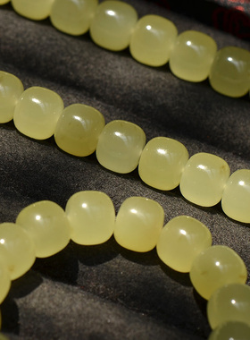 猫叔旗舰店黄口冰底老型珠手串