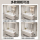 Jieshiya rounded ceramic integrated basin bathroom cabinet combination