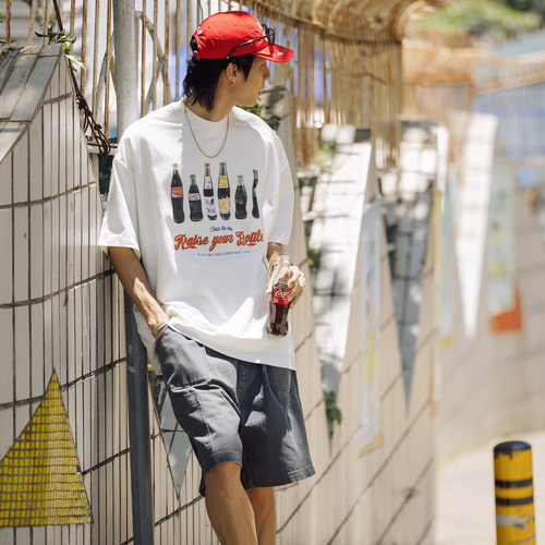 BananaClub“Coke Tee” 索罗娜凉感速干复古汽水印花短袖T恤 - 图3