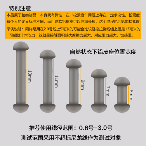 硅胶魔术铅皮座超紧一体太空豆不伤鱼线钓鱼小配件垂钓渔具用品