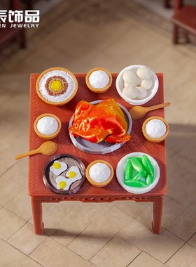 仙人桌现代家具家电仿真食玩摆件