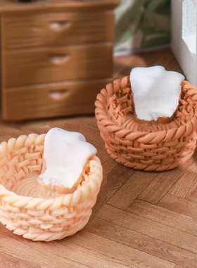 仿真水果食玩篮子微缩场景装饰