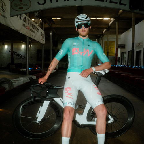 SYN Pro Team男女夏季公路车自行车速干衣高弹透气专业骑行服短袖 - 图0