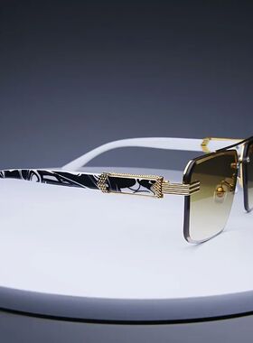 Fashion Rimless Sunglasses Men Women Populare Frameless Sun