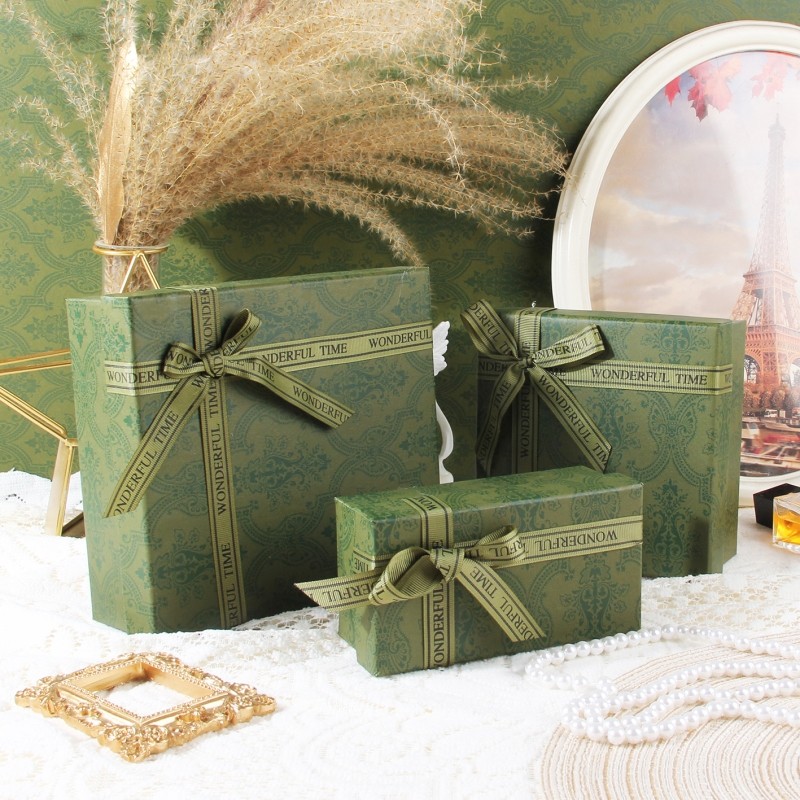 礼物盒空盒子小号复古网红蝴蝶结天地盖口红香水礼品盒饰品包装盒,淘宝优惠券,粉丝福利购,淘宝优惠卷