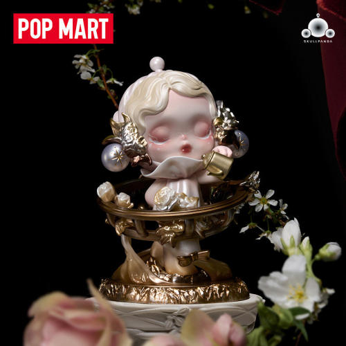 POPMART泡泡玛特SKULLPANDA花的四幕戏手办系列盲盒SP摆件礼物 - 图0