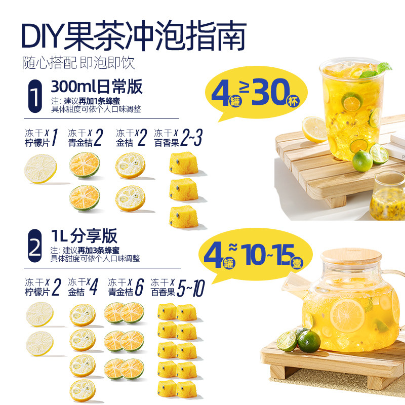  每鲜说花果果粒茶