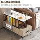 Light luxury simple modern glass sofa side cabinet side table