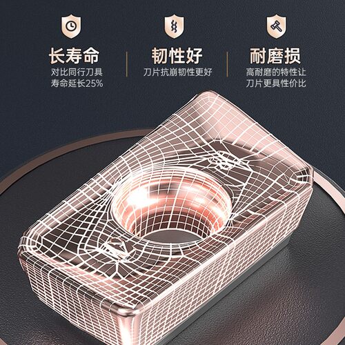 美日apmt1135铣刀片钨钢硬质合金1604铣刀R0.8数控快进给铣床刀粒 - 图0