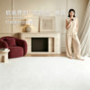 Off-white living room carpet solid color full floor mat short pile
