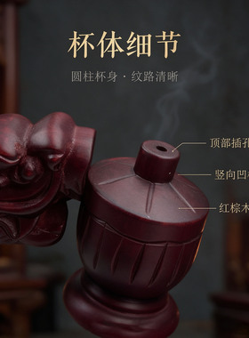 礼佛手持香炉莲花香座