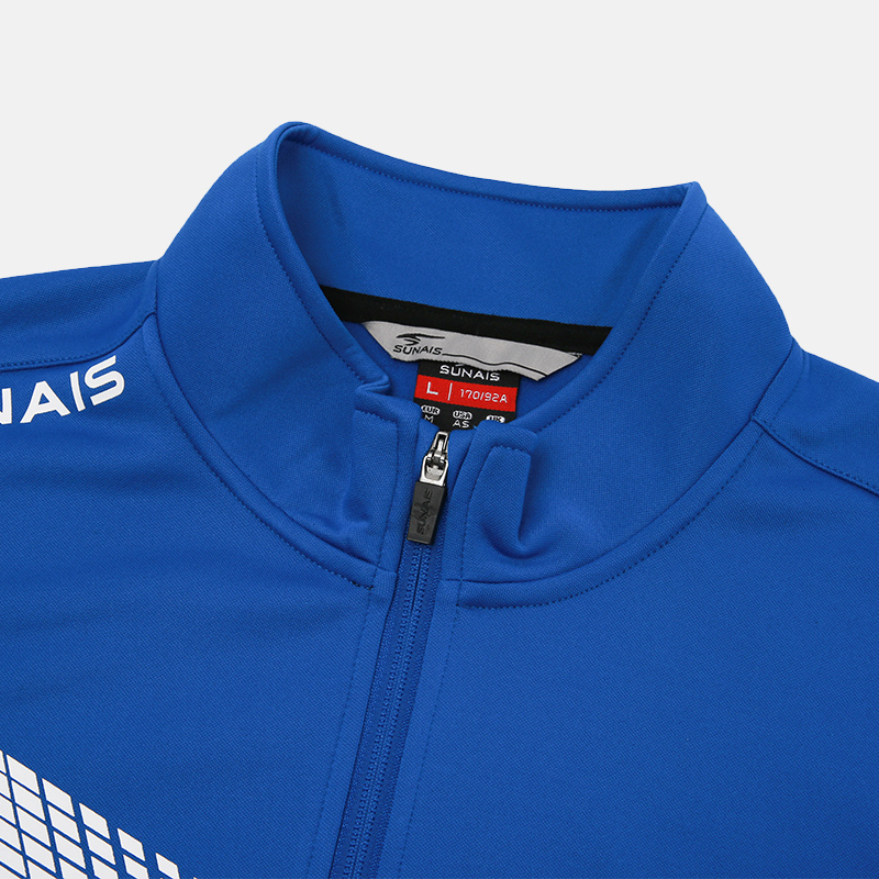 舒莱狮户外立领夹克针织运动跑步衫男足球队训练服青少年长袖外套 - 图2