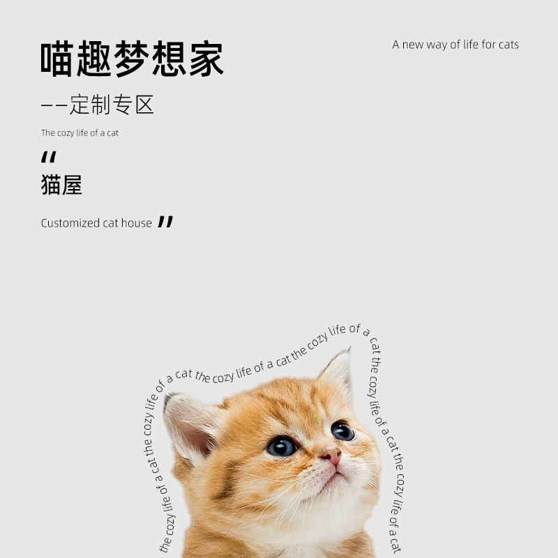 猫碗、猫爬架、猫屋、猫厕所定制设计,淘宝优惠券,粉丝福利购,淘宝优惠卷