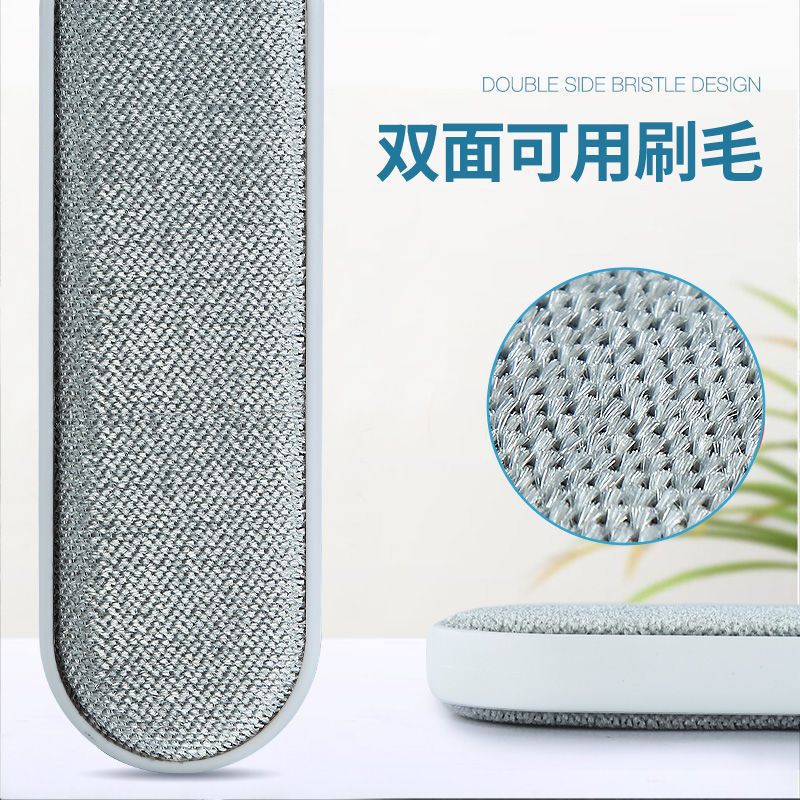 双面静电除毛一推一拉免手清洗粘毛器地毯沙发除毛发碎屑清洁神器 - 图1
