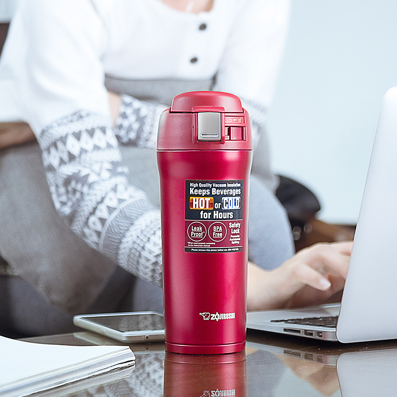 象印保温杯大容量送男友水杯便携户外咖啡杯车载杯YAF48生日礼物 - 图0