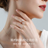 GiO Jewelry Akoya Seawater Pearl Ring 18K Gold Design Wave Ring for Women Gift