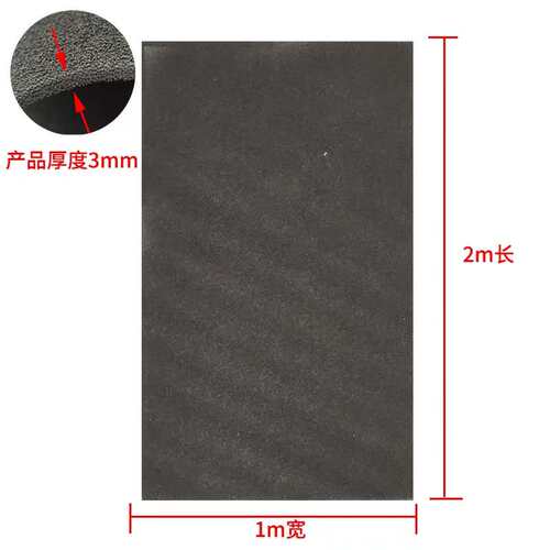 高密度圆形防尘过滤棉 吸尘器过滤网除螨仪 扫地机器人风机过滤棉 - 图1