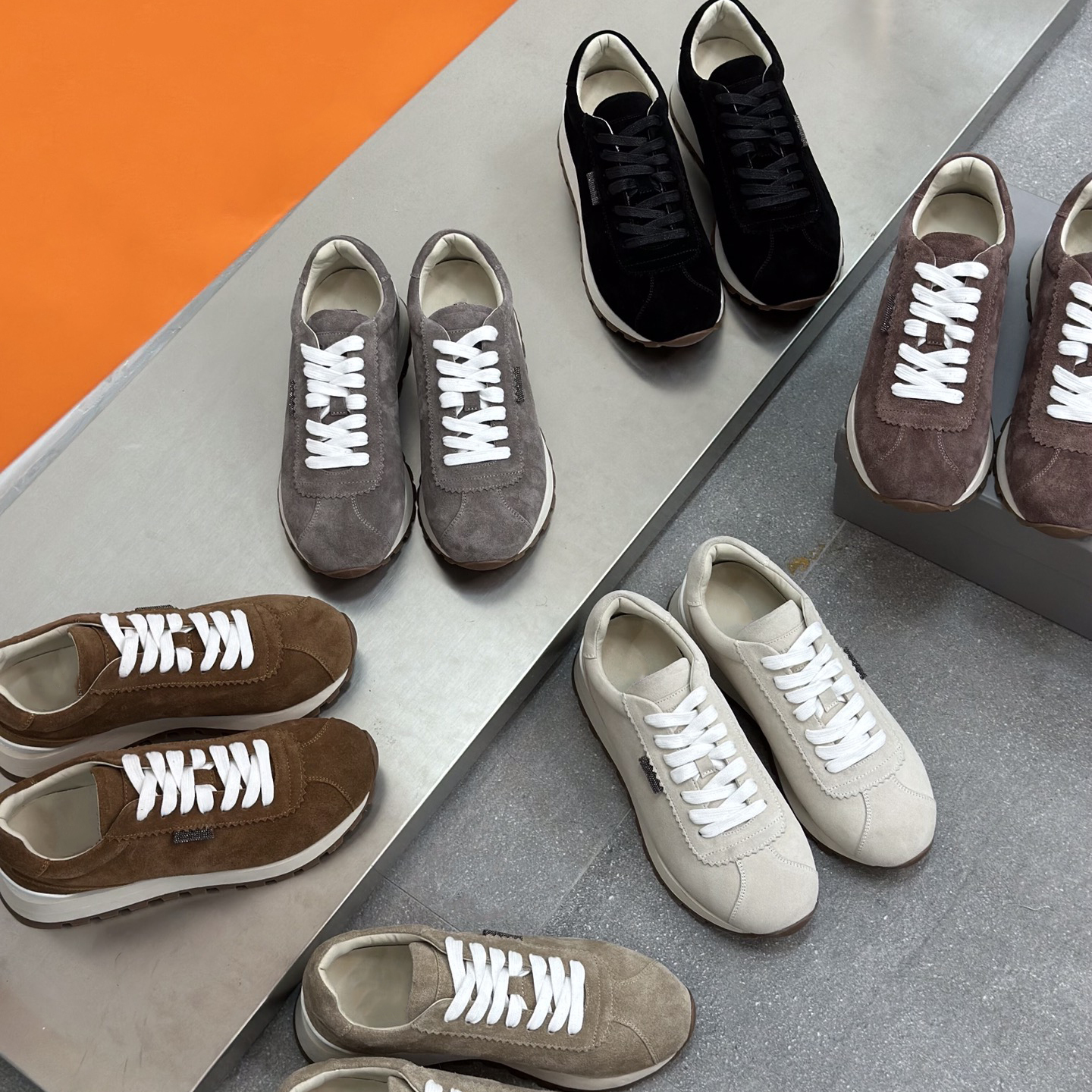 意大利BC新款女士厚底系带休闲潮流时尚百搭老爹鞋舒适轻便运动鞋 - 图1