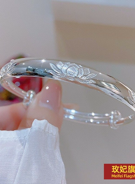 原创设计女银饰正生纯银纯银手镯