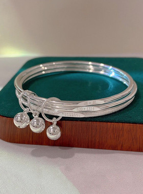 简约时尚百搭三生三世纯银手镯