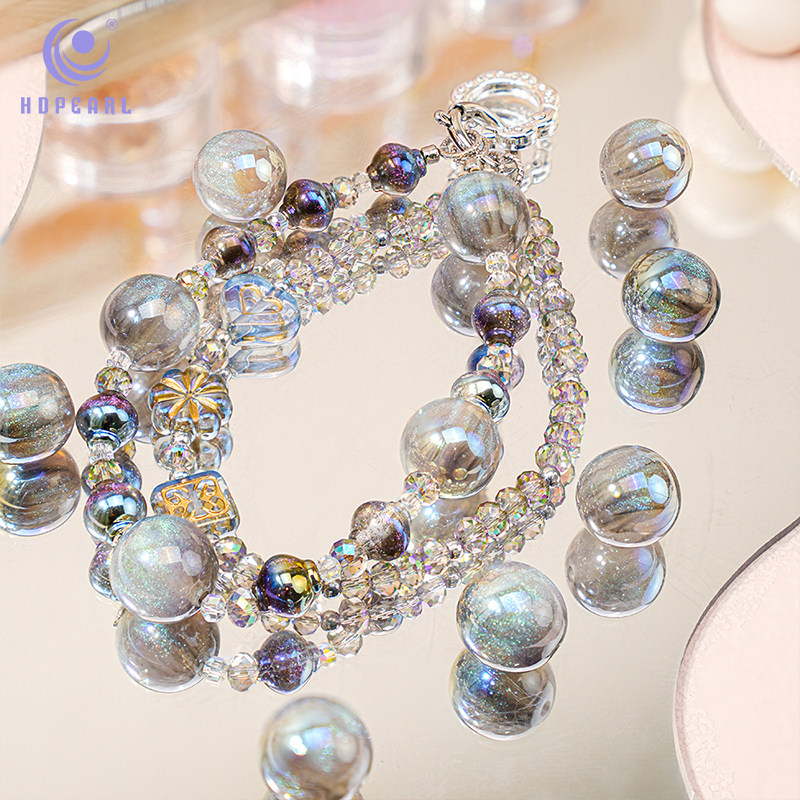 【50颗装】海蒂家深海美人鱼直孔圆珠手工diy串珠手链手机链配件,淘宝优惠券,粉丝福利购,淘宝优惠卷