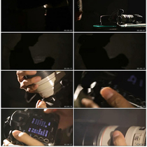 Photographer operating camera A group of photographic instruments camera photographic videographers photoshoot video material