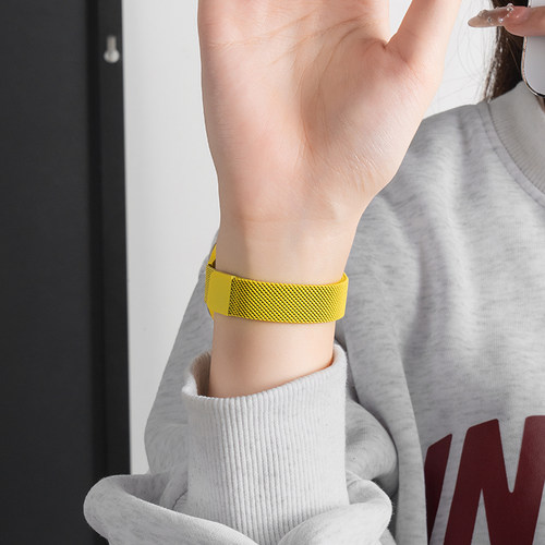 匠戴适用iwatch11表带苹果S10手表applewatch9细款米兰尼斯腕带10新款小蛮腰S9创意S8金属高级8夏天se3女运动 - 图3