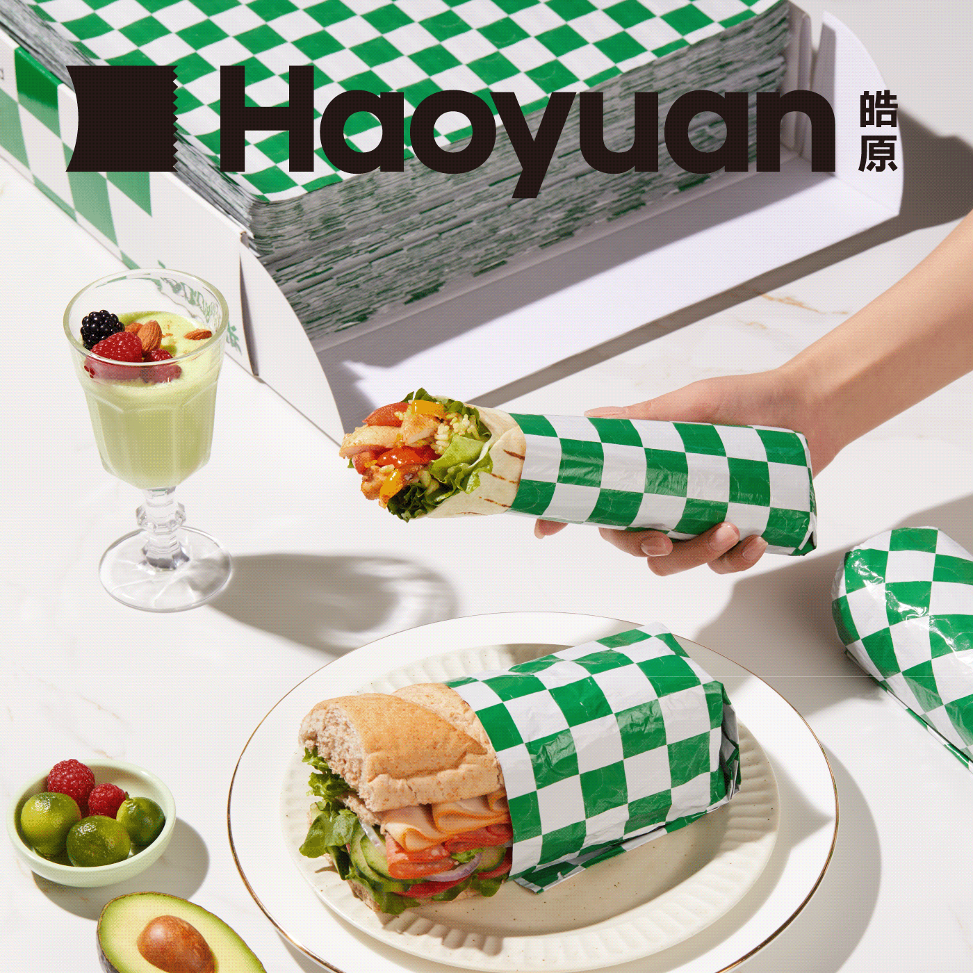 皓原绿白金色红白格汉堡纸三明治墨西哥卷饼包装保温铝箔锡纸蜂窝,淘宝优惠券,粉丝福利购,淘宝优惠卷