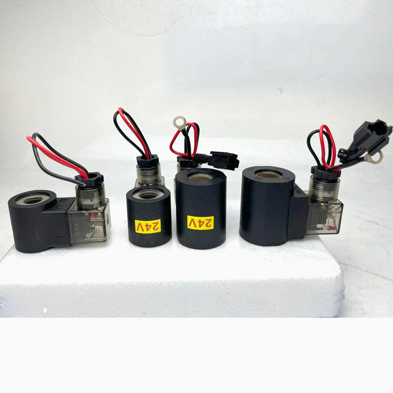 挖掘机先导 快换电磁阀专用12/24V线圈显示灯抓木器电磁阀水晶头,淘宝优惠券,粉丝福利购,淘宝优惠卷