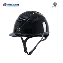 American Import Onek Equestrian Helmet Full Bright Face Black Small Drill White Drill Side Riding Helmet Adjustable Rider Equipment