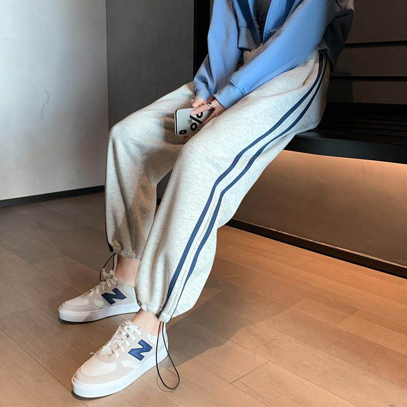 2025新款运动裤子女韩版宽松束脚春秋款显瘦潮流百搭外穿休闲卫裤,淘宝优惠券,粉丝福利购,淘宝优惠卷