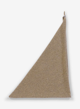 extreme cashmere 26AW n°35bandana三角形头巾 老虎上上山