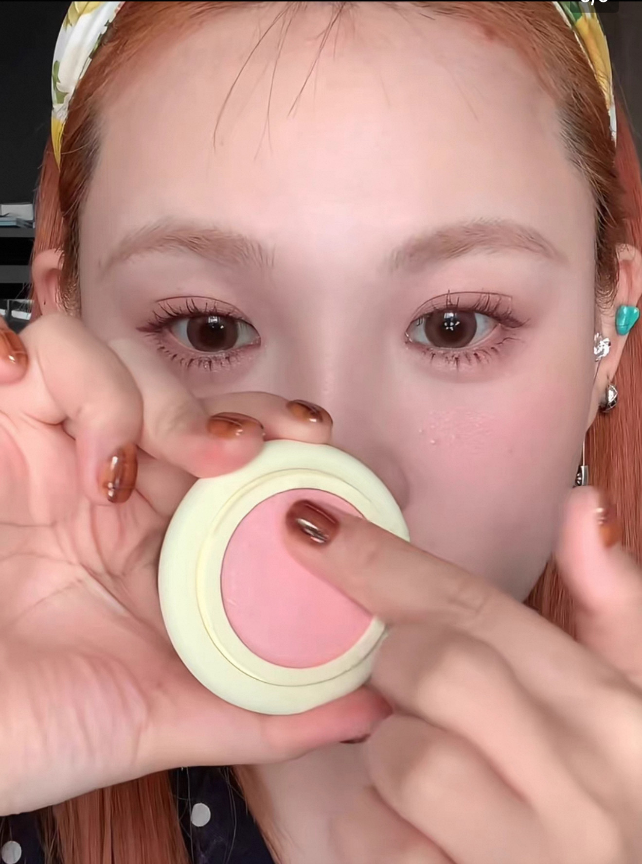 小猴子推荐！新品simihaze高光膏小样清透提亮03rose quartz试色