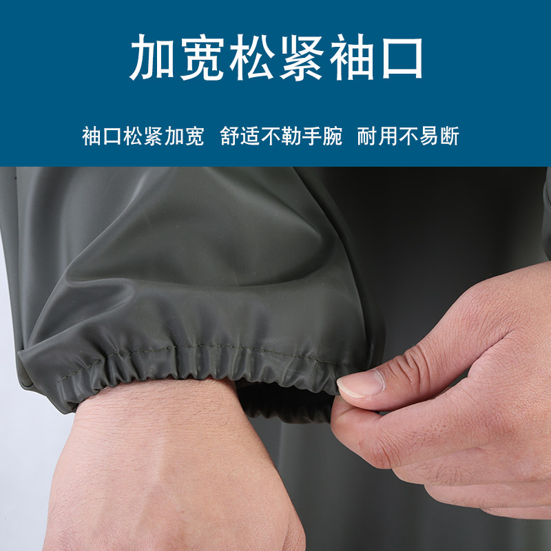 加厚长防水防油罩衣耐酸碱手套有袖围裙工作服男女反穿衣大褂屠宰,淘宝优惠券,粉丝福利购,淘宝优惠卷