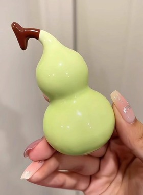 吉祥物人生多福禄葫芦立体陶瓷摆
