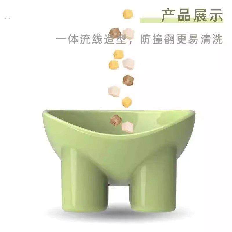猫碗猫粮碗狗碗食盆猫咪饭碗大口径水碗斜口碗防打翻宠物用品,淘宝优惠券,粉丝福利购,淘宝优惠卷