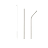 NITORI домашние соломинки для чая с молоком, металлические соломинки для чашек из нержавеющей стали, 2 шт., с кисточками