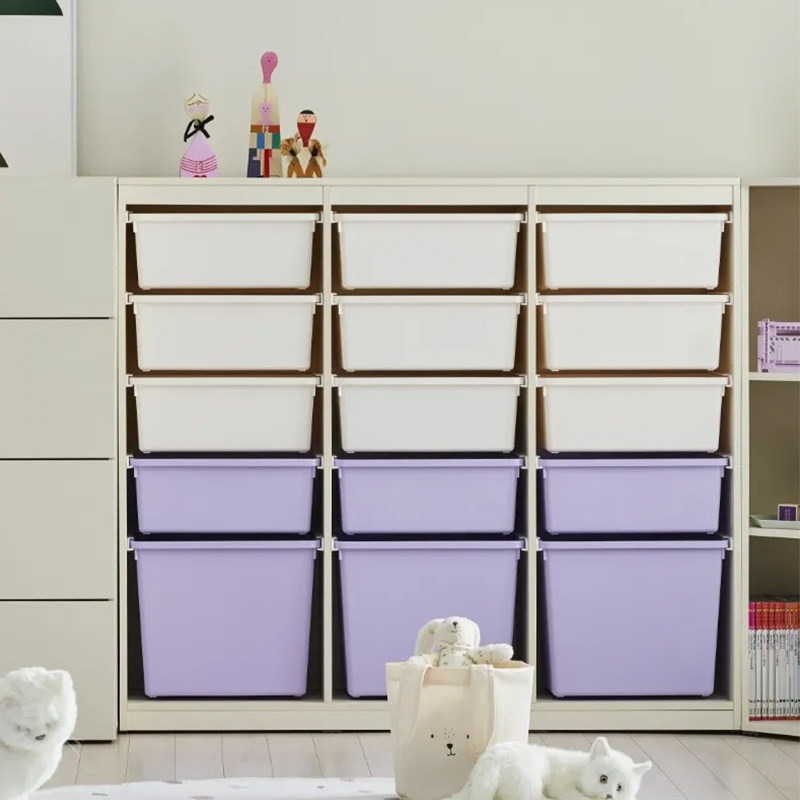 hanssem汉森儿童玩具收纳柜实木单列斗柜多层抽屉柜宝宝储物箱,淘宝优惠券,粉丝福利购,淘宝优惠卷