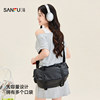 Sanfu pillow bag women's 2025 street fashion sports American fitness bag functional large capacity commuter shoulder bag 473063