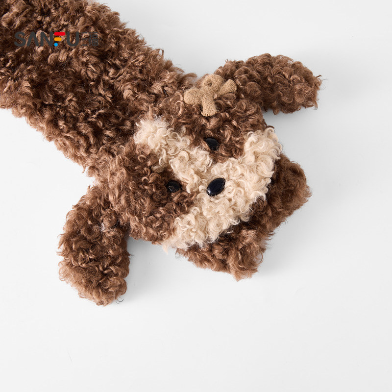 三福毛绒趣味长巾围巾 可爱服饰配件潮流配饰保暖围脖850636,淘宝优惠券,粉丝福利购,淘宝优惠卷