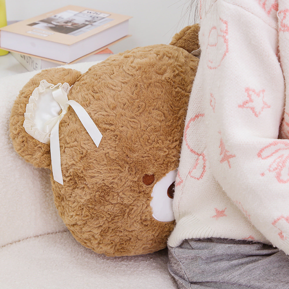可爱小熊抱枕沙发抱睡公仔坐垫泰迪熊毛绒玩偶床头靠枕女生日礼物,淘宝优惠券,粉丝福利购,淘宝优惠卷